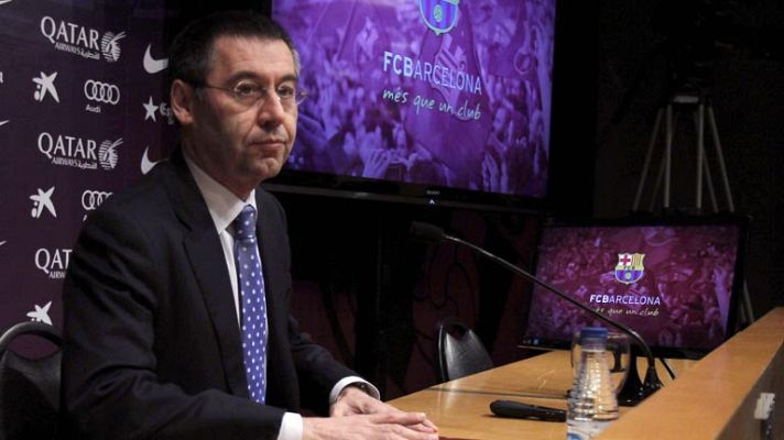 Telediario 1 - Bartomeu espera recuperar los 13,5 millones en un "medio plazo"