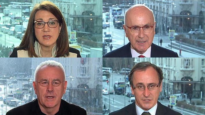 Los desayunos - Portavoces de PSOE, IU, CiU y PP