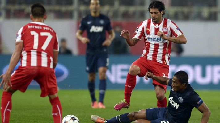 Champions League - El 'Chori' Domínguez pone por delante al Olympiacos (1-0)