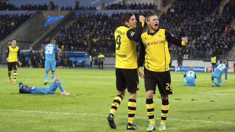 El Dortmund se merienda al Zenit en Rusia (2-4) | Ver