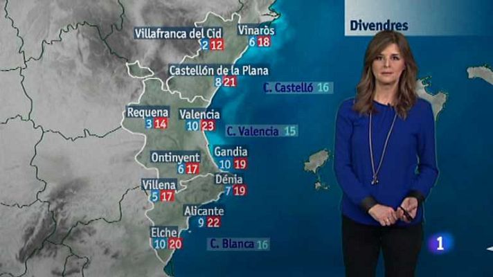 L'informatiu - Comunitat Valenciana - El tiempo en la Comunidad Valenciana - 27/02/14