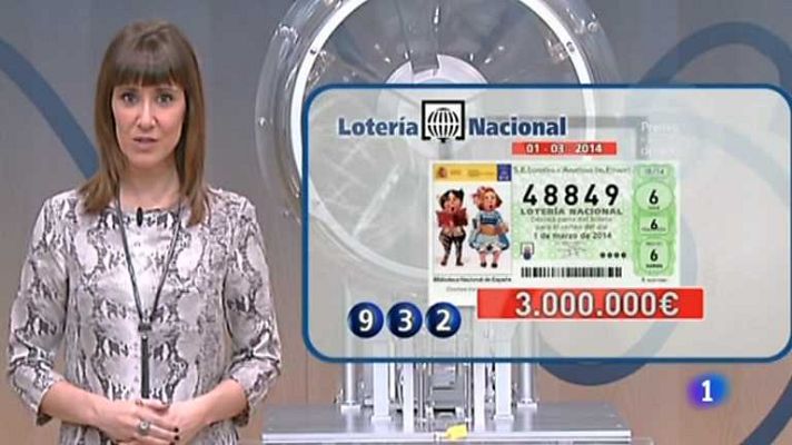 Loterías - Lotería Nacional - 01/03/14