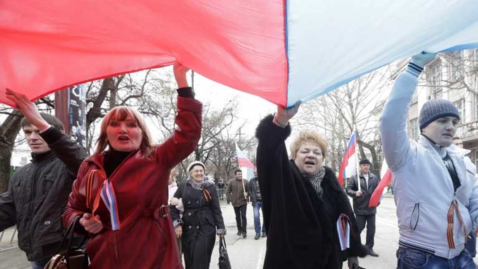 Manifestaciones pro-rusas en todas las ciudades del este de Ucrania
