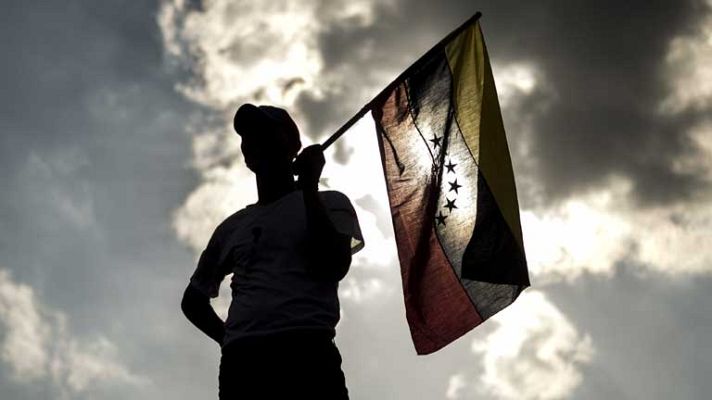 Telediario 1 - Protestas en Venezuela