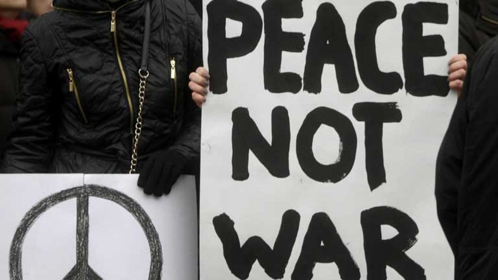 Concentración de apoyo a las tropas rusas