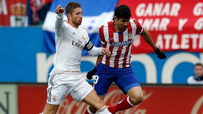 Telediario 1 - Cristiano salva el liderato del Madrid en un derbi vibrante