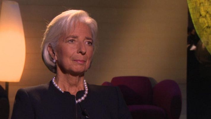 Los desayunos - Lagarde: "España parece que ha girado ya un poco el cabo de la crisis"