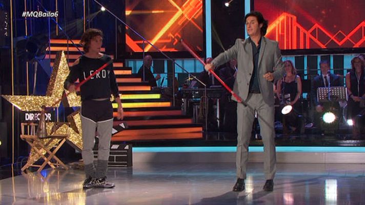 Mira quién baila - Colate y Poty, majorettes