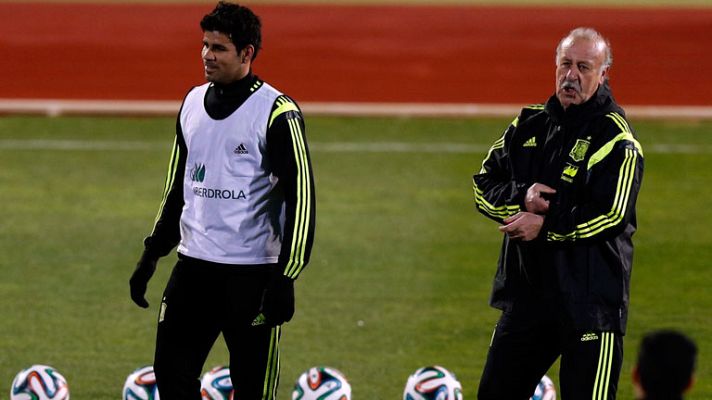 Telediario 1 - Del Bosque: "Costa se ha integrado en el grupo"