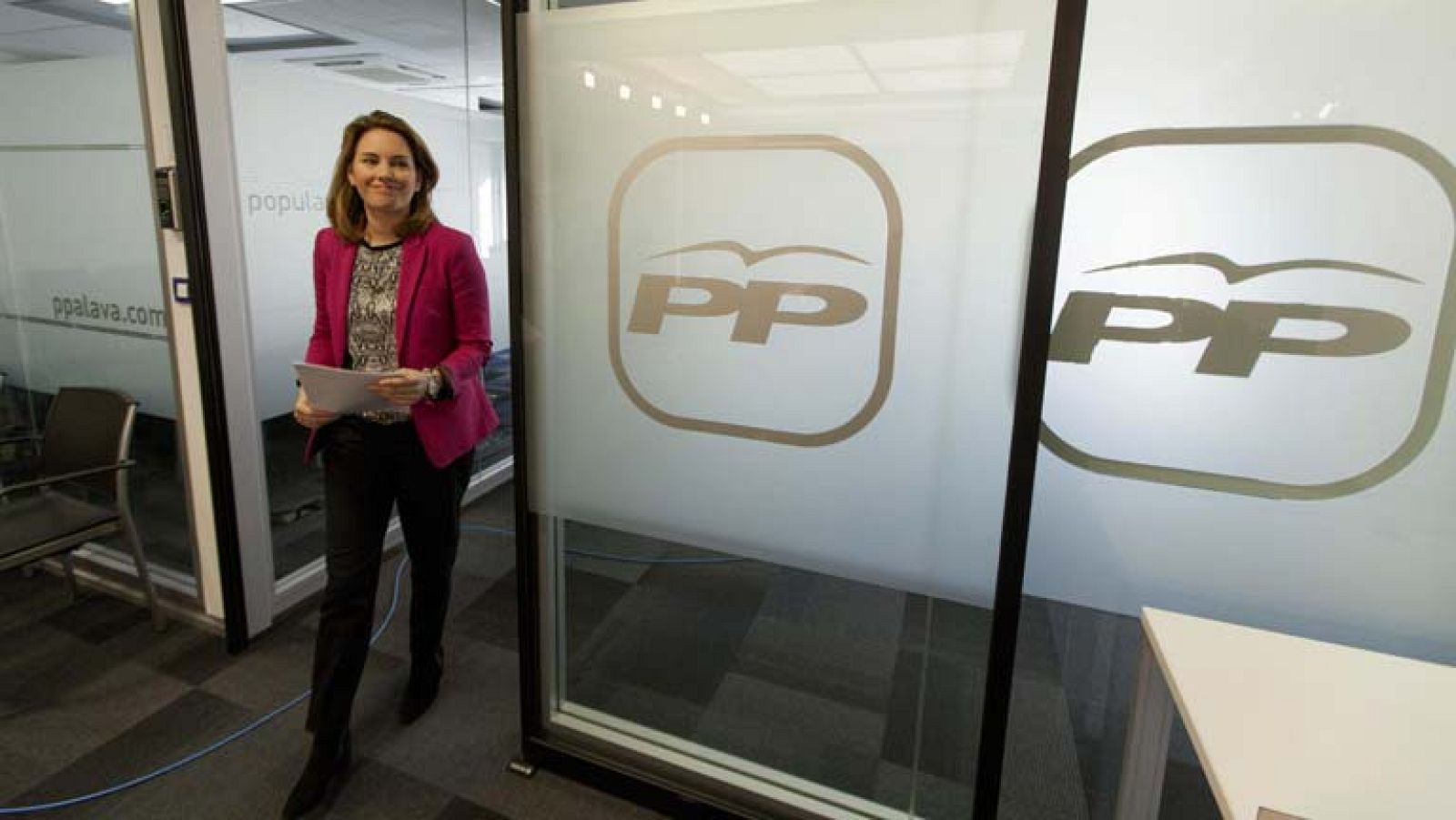 Arantza Quiroga, PP vasco, trata de superar las dificultades para cerrar su equipo