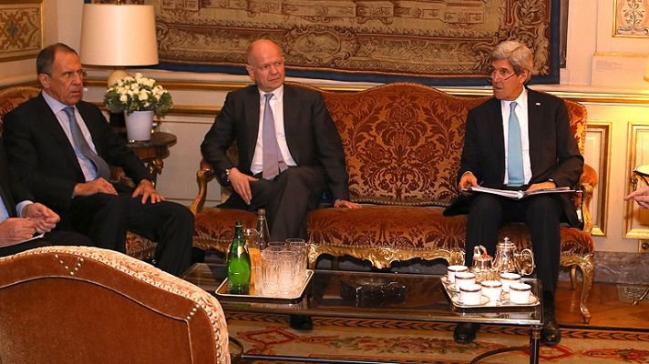 Telediario 1 - EE.UU. y Rusia concluyen su primera reunión sobre Ucrania sin resultados concretos