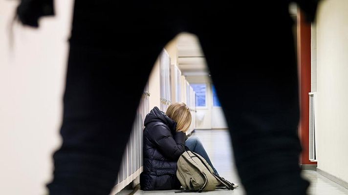 Telediario 1 - Violencia instituto de Sabadell