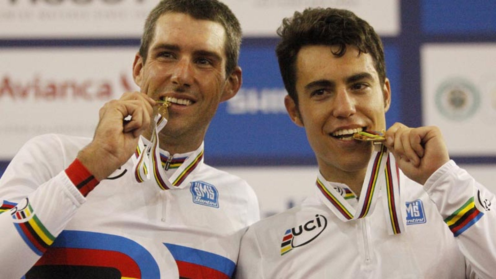 Los campeones mundiales de Madison regresan a casa