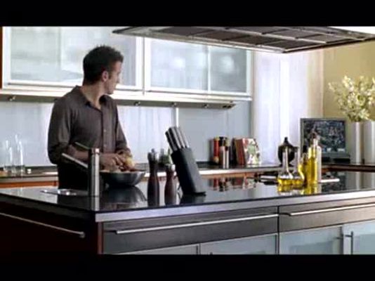  - El anuncio de sopas que protagonizó la pareja.