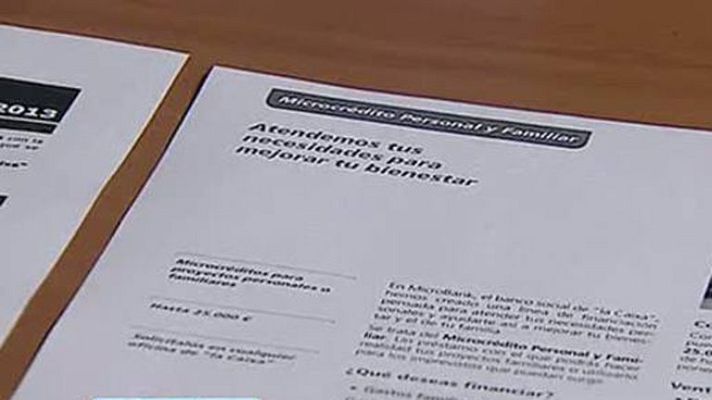 Telediario 1 - Créditos sociales para mujeres