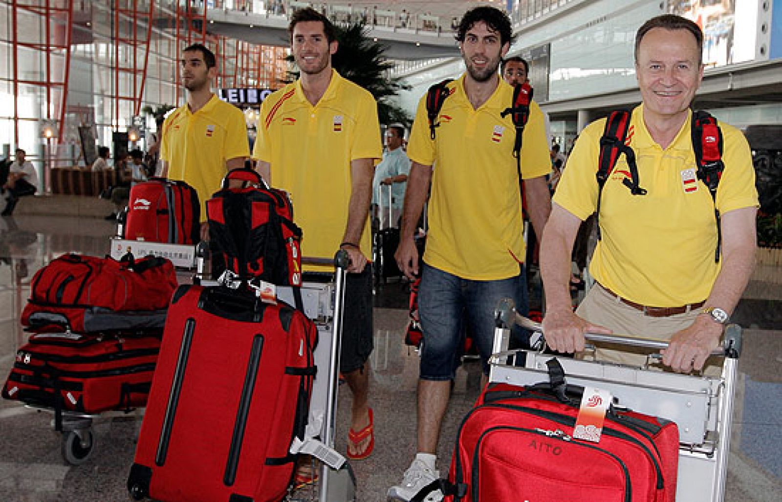 La selección de Gasol llega a Pekín