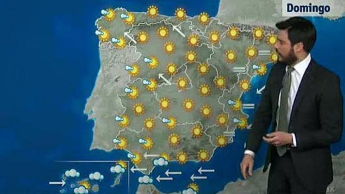 El tiempo - Temperaturas en ligero descenso en la mayor parte del país