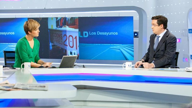 Óscar Lopez: "Ahora es Barcina la que gobierna amparada en los votos de Bildu" - Los desayunos | Ver