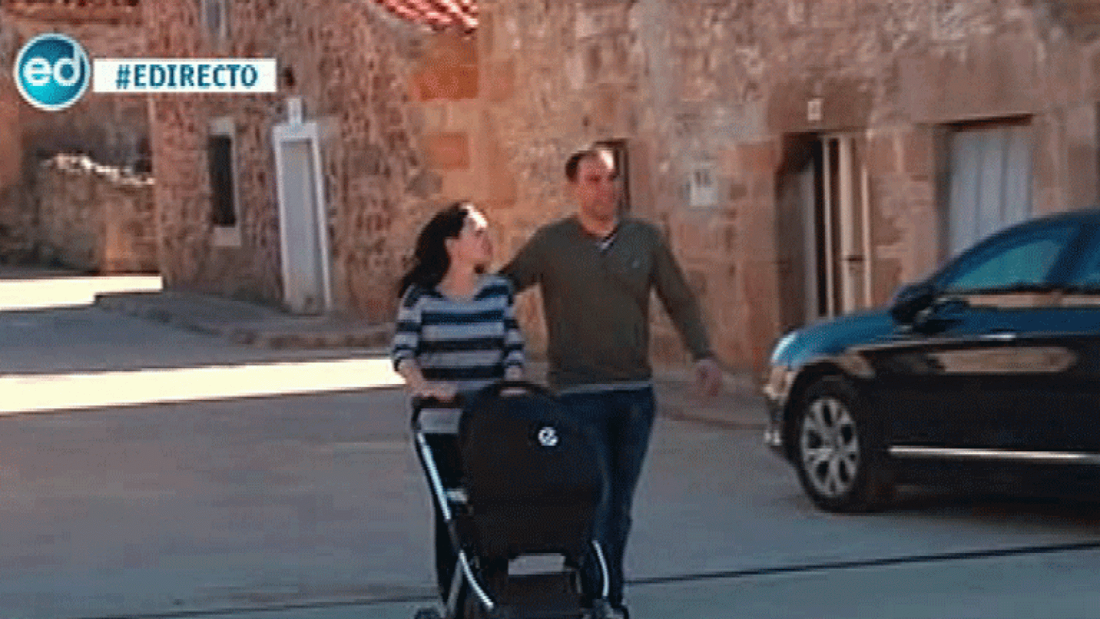 España Directo- El primer bebé que nace en Jaramillo en los últimos 45 años