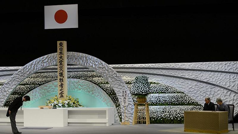 Japón recuerda tres años después a las víctimas del tsunami y de la catástrofe nuclear