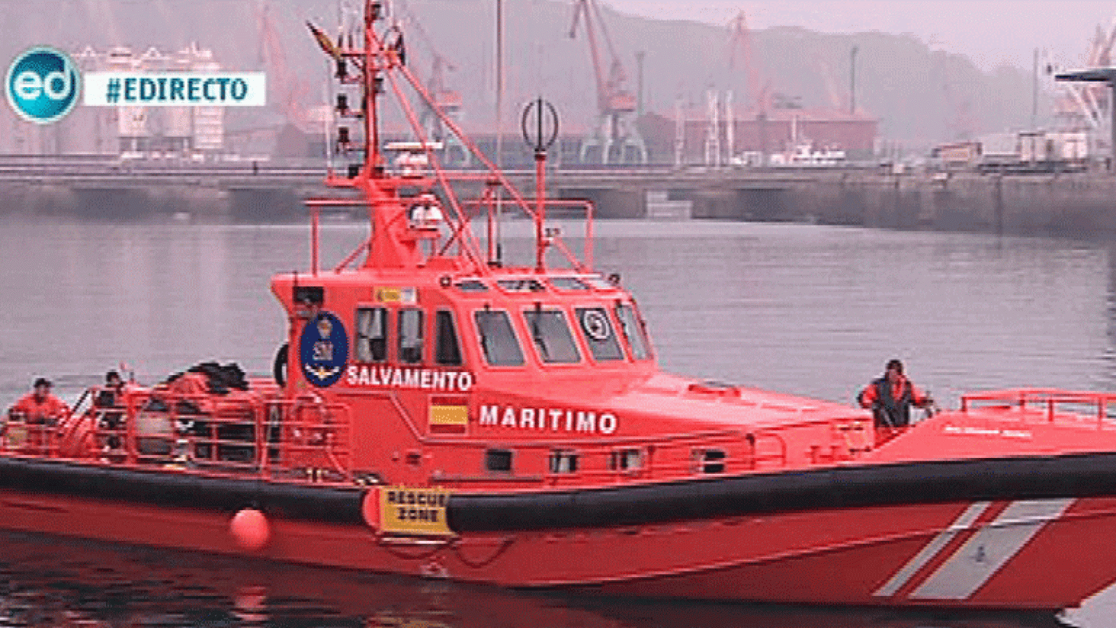 España Directo- Las condiciones del mar dificultan las tareas de rescate