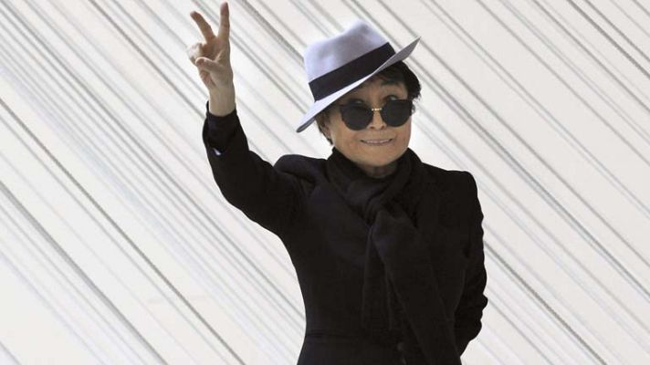 Telediario 1 - Yoko Ono expone en Bilbao