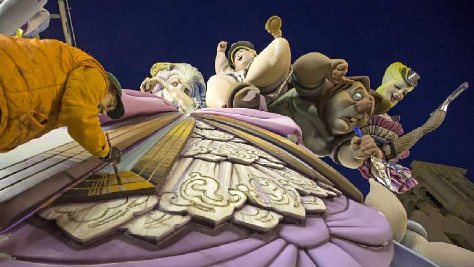 Las fallas infantiles, obras de arte que cuidan hasta el último detalle