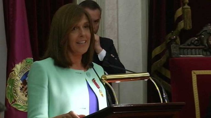 Telediario 1 - Ana Blanco recibe el premio Emilio Castelar