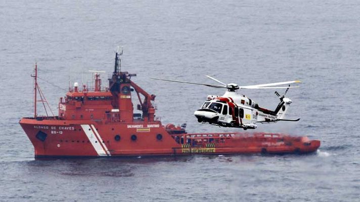 Telediario 1 - Continúa la búsqueda de los cuatro marineros del Santa Ana