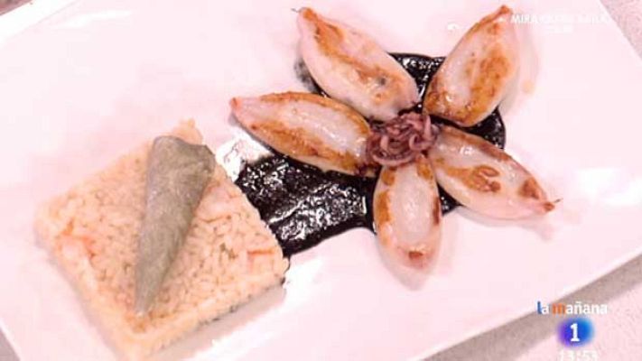 RTVE Cocina - Chipirones en su tinta con arroz