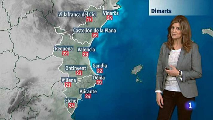 L'informatiu - Comunitat Valenciana - El tiempo en la Comunidad Valenciana - 18/03/14