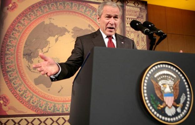  - Bush reclama derechos en China