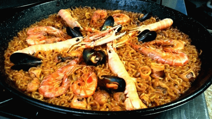 RTVE Cocina - Fideuá de pescado y marisco