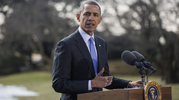 Telediario 1 - Obama anuncia un nuevo paquete de sanciones a funcionarios rusos del más alto nivel