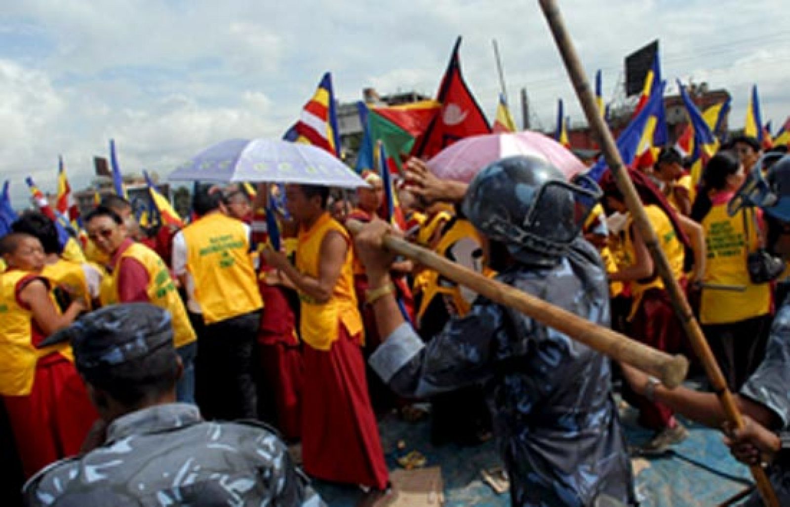 Protestas a favor de Tibet en Nepal | Ver