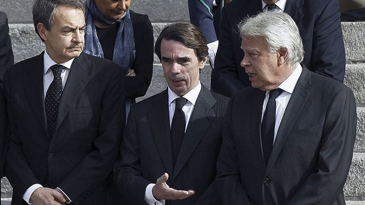 Informativo 24h - González, Aznar y Zapatero despiden a Suárez