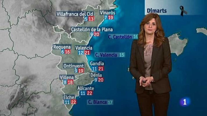 L'informatiu - Comunitat Valenciana - El tiempo en la Comunidad Valenciana - 24/03/14