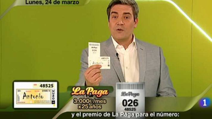 Sorteos ONCE - Sorteo ONCE - 24/03/14