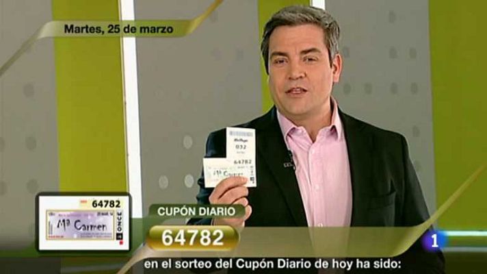 Sorteos ONCE - Sorteo ONCE - 25/03/14