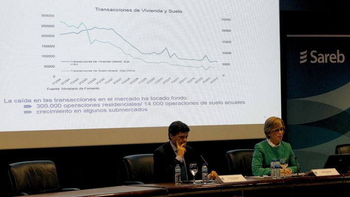 Telediario 1 - Balance SAREB, "Banco malo"