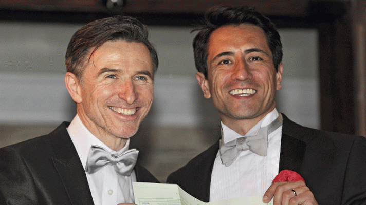 Telediario 1 - Matrimonio gay en UK