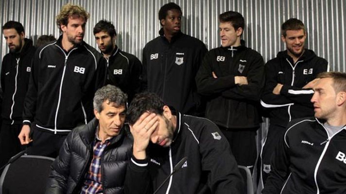 Telediario 1 - El Bilbao Basket desconvoca la huelga y jugará en el Palau