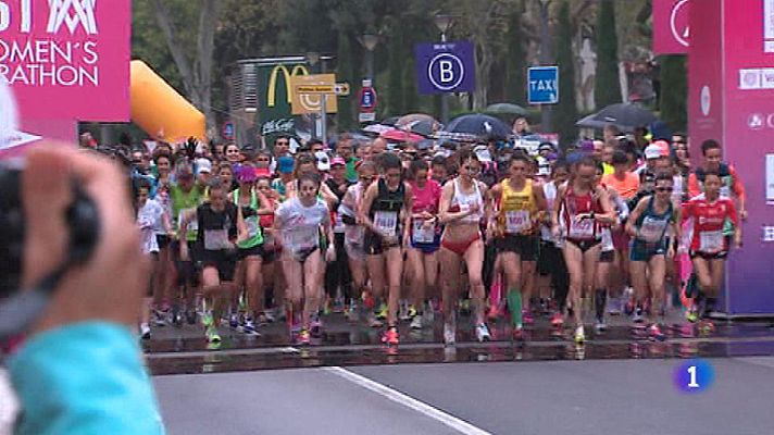 Telediario 1 - Primera maratón femenina de Europa
