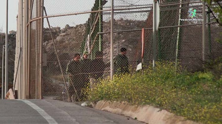 Telediario 1 - Gendarmes marroquíes acceden a Melilla