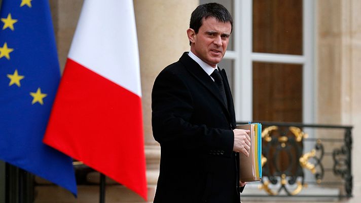Telediario 1 - Manuel Valls, el líder del PS que adelanta por la derecha
