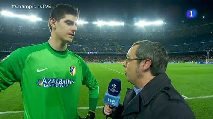 Champions League - Courtois: "El  1-1 es un resultado muy bueno"