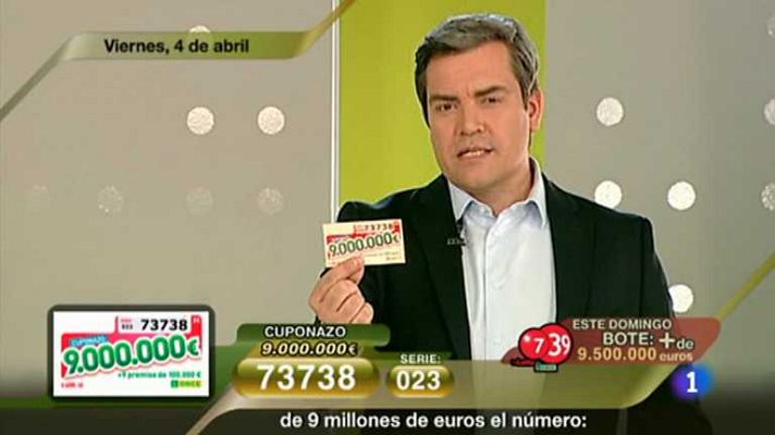 Sorteos ONCE - Sorteo ONCE - 04/04/14