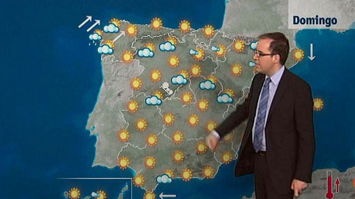 El tiempo - Poco nuboso en toda España y ascenso general de las temperaturas