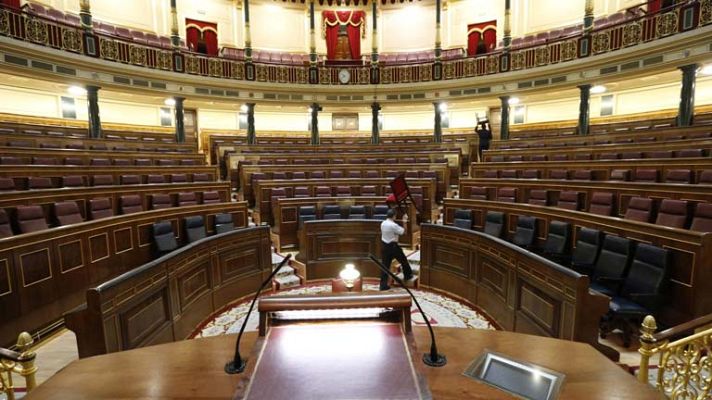 Telediario 1 - Todo preparado en el Congreso