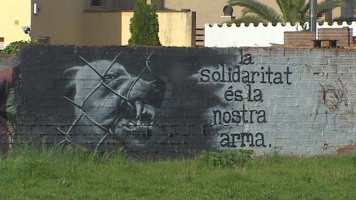 Telediario 1 - Reunión antisistemas en Girona